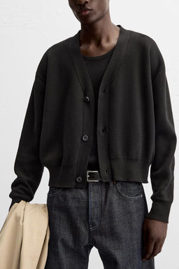 TEXTURED COTTON CARDIGAN - Zara фото 13