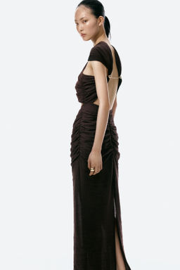 Vestido cut-out con detalle efecto capa - H&m фото 6