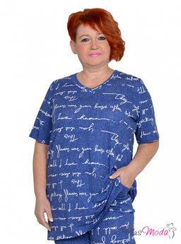 Футболка Модель №1937 размеры 44-84 - Plusmoda фото 7