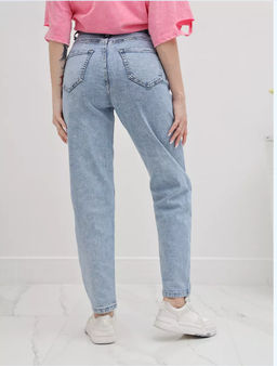 Джинсы мом с высокой посадкой зауженные, Артикул: 129180 - Liketon фото 2