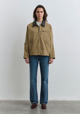 Yaka Detayl? Ceket - Mavi фото 3