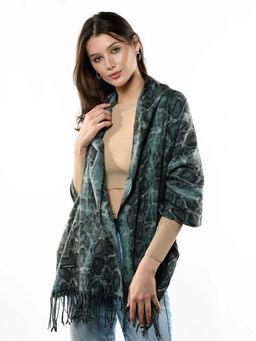 Яркий палантин с анималистичным принтом - Pretty mania фото 11