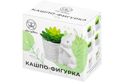 Кашпо Elan Gallery Зайчонок с цветком керамика 11×7,5×10 см  фото 22