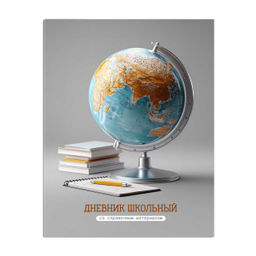 Дневник школьный арт. 72761 ГЛОБУС / интегральный переплёт, А5+, 48 л., глянцевая ламинация, печать