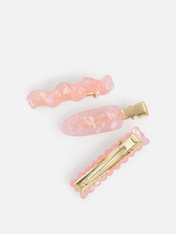 ACOOLA / Набор из 3 заколок для волос дет. Aella светло-розовый  фото 3