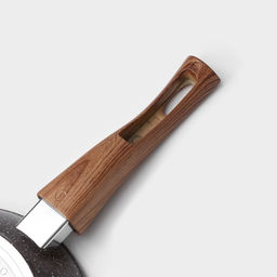 Сковорода Magistro Granit, d=20 см, съёмная ручка soft-touch, антипригарное покрытие, индукция, кованый алюминий, чёрная  фото 5