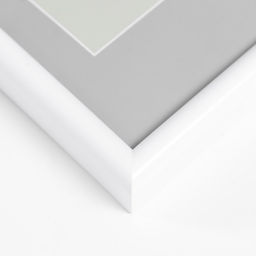 Фоторамка для фото 10×15 см Decoline, пластик, белый