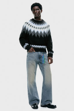 Jersey en punto jacquard Loose Fit - H&m фото 2