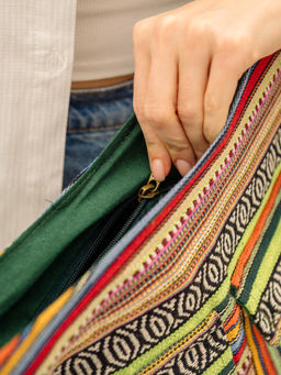 Сумка с 2 карманами на лямке № С7/4 (Лето-2025) - Ганг фото 6