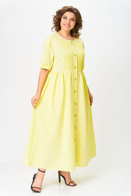 Платье Anastasia Mak 1219 бледно-желтый  фото 6