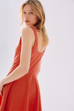 Vestido con bordado ingles - H&m фото 3