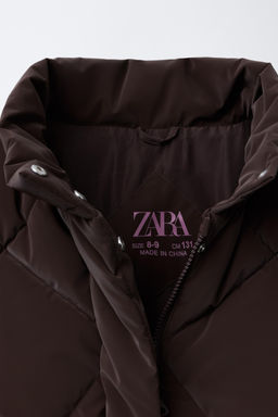 RUBBERISED PUFFER JACKET - Zara фото 7
