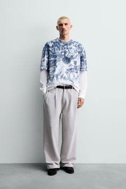 CHAMPION ® X ZARA AMERICAN FOOTBALL PRINT T-SHIRT фото 9