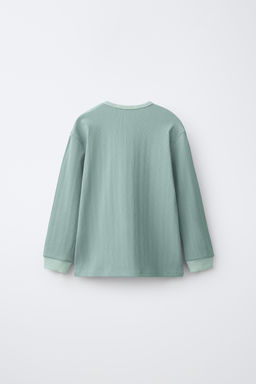 6-14 A?OS/ PIJAMA TEXTURA LISO / Verde - Zara фото 2