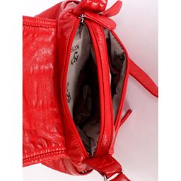 Сумка женская искусственная кожа Guecca-RY 809, 2отд, плеч/ремень, красный SALE 246347 - Adelia фото 4
