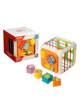 Сортер "Кубик" с шестеренками и фигурами