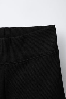 LEGGING CORTO RIB / Negro - Zara фото 3
