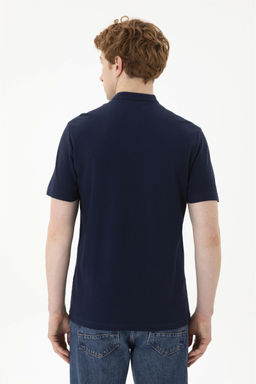 Мужская темно-синяя базовая футболка - U.s. polo assn фото 5