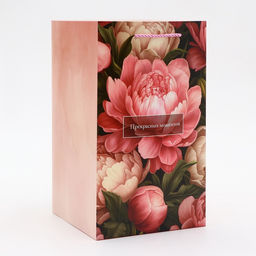 Цена за 5 шт. Коробка для цветов с вкладышем, Прекрасных моментов, с ручками, 20?20?35 см - UPAK LAND фото 3