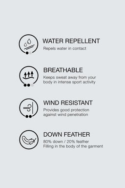 100% FEATHER WATER-REPELLENT DOWN JACKET - Zara фото 23