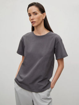 ЕМКА / Футболка однотонная - Emka фото 2