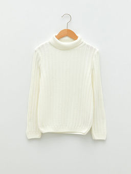 Bal?k?? Yaka Basic Uzun Kollu Erkek ?ocuk Triko Kazak