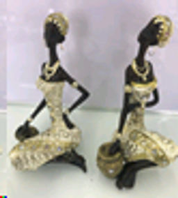 Статуэтка Африканка 10х19,5 см / 25189E /уп 24/ - Галеонтрейд фото 4