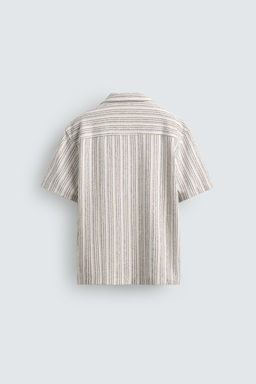 CAMISA ESTRUCTURA TEXTURA / Crudo / Azul - Zara фото 8
