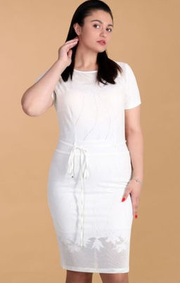 Белое платье женское летнее - Almond фото 2