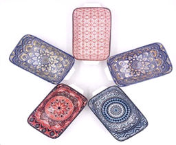 Блюдо с ручками прямоугольное 23х12,5 см / WY-45 /уп 6/48/