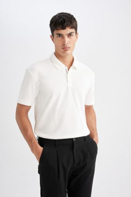 New Regular Fit K?sa Kollu Polo Tisort