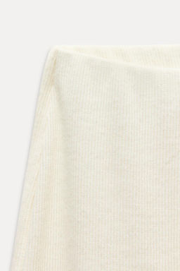 SOFT RIBBED TROUSERS - Zara фото 7