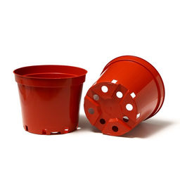 Цена за 2 шт. Горшок для рассады, 5 л, d=22 см, h=18 см, пластик, терракот, Greengo  фото 8