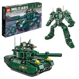 Конструктор Роботы. Танк-трансформер, 489 деталей