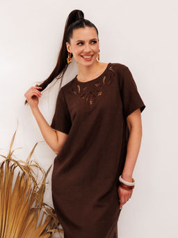 Платье Galean Style 1011 коричневый