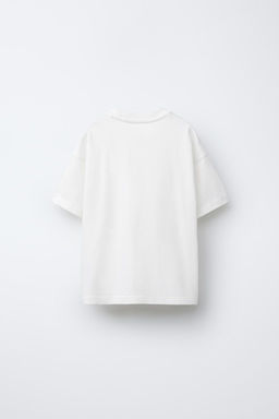 PLAIN MEDIUM WEIGHT T-SHIRT - Zara фото 3