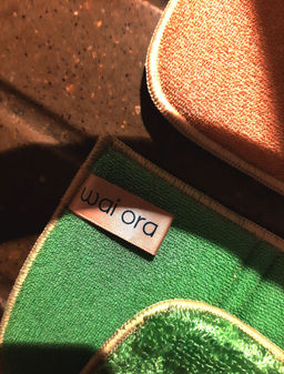 Спонж из натурального бамбукового волокна Bamboo Home (Песочный) - Wai ora фото 10