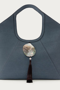 MAXI SHOPPER MARISA BERENSON X ZARA / Azul Vaquero фото 4