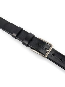 Мужской кожаный ремень Dierhoff ДРК 3053/3-35 Черный - Sergio valentini фото 10