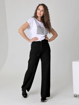 25242 Брюки черный