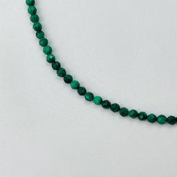 Колье из Малахита и Жемчуга 46 см +