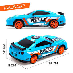 Машинка на пульте управления Японский дрифт, радиоуправление, дрифт эффект, сменные колеса, работает от аккумулятора - Автоград фото 2