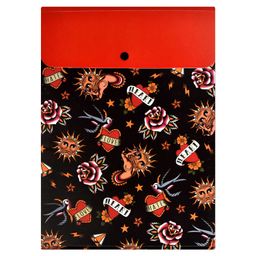 Папка для школьных тетрадей пластиковая арт. 63119/ 3 ОЛД СКУЛ ТАТУ