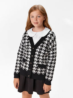 ACOOLA / Жакет детский для девочек Cintia черно-белый