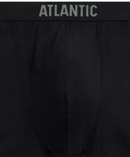 ATLANTIC 3MH-223 Трусы шорты Gym - набор 3 шт. черный + черный + светлый хаки  фото 5