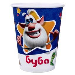Стакан бумажный Буба, в наборе 6 штук