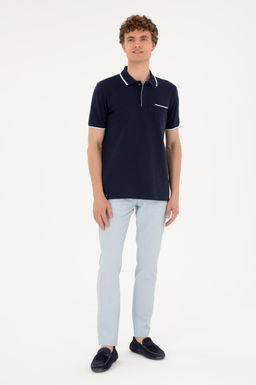 U. S. Polo Assn / Мужские голубые брюки из плотной ткани