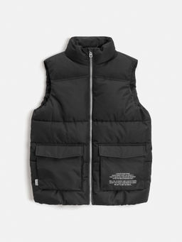 ACOOLA / Жилет (утепленный) детский для мальчиков Doppio черный