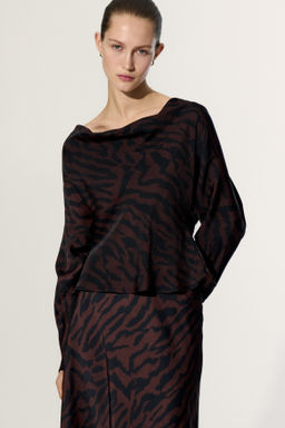 Top con escote drapeado - H&m фото 6
