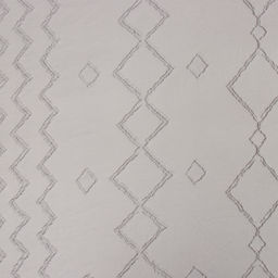 Постельное бельё Евро Тафтинг орнамент 200?217 см,230?240 см,50?70 см-2 шт., серое, 110 г/м? - Lovelife фото 2